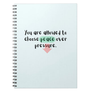 Caderno Espiral Mindful Writing Notebook – Choose Calm