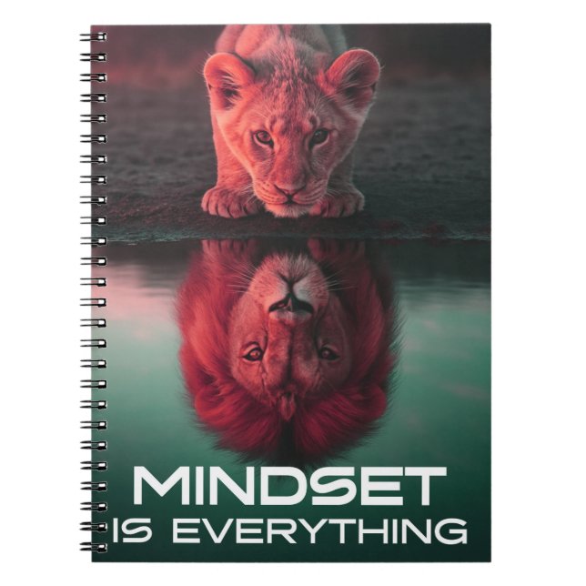 Caderno Espiral Mindset É Tudo - Libere Seu Potencial De Cheio (Frente)