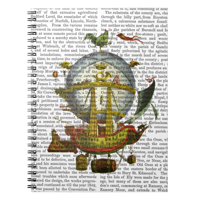 Caderno Espiral Minerve Hot Air Balloon (Frente)