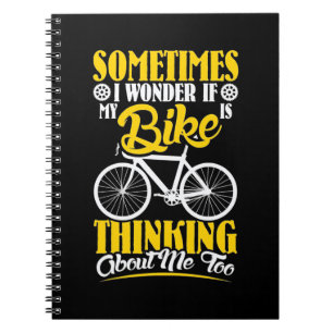 Caderno Espiral Minha Bicicleta Pensando Em Mim
