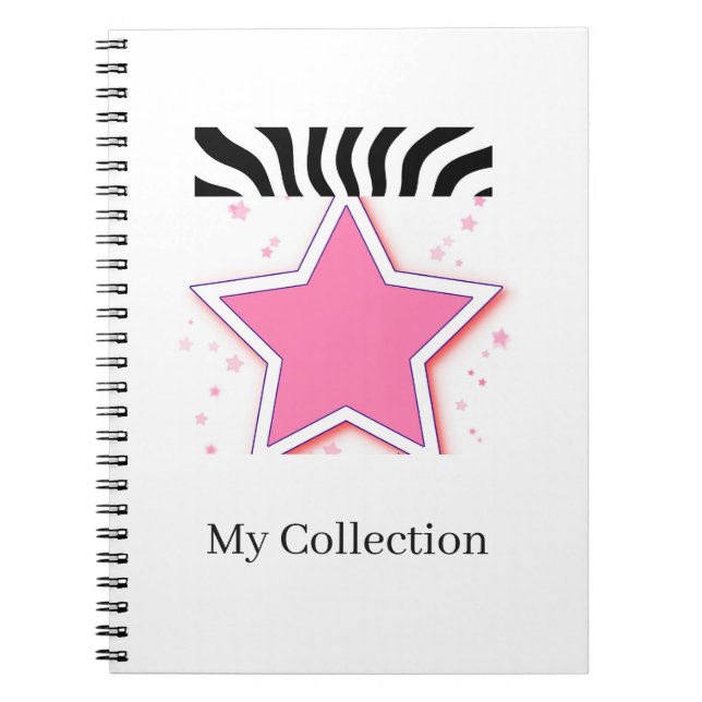 Caderno Espiral Minha Coleção  (Frente)