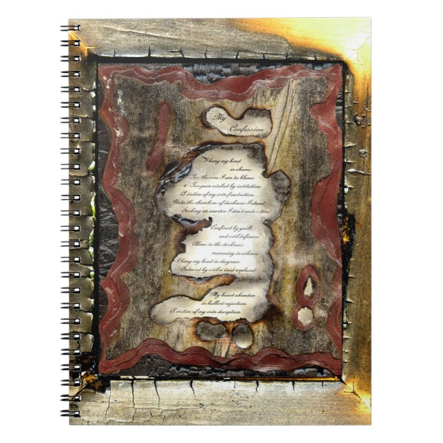 Caderno Espiral Minha Confissão (Frente)