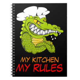 Caderno Espiral Minha Cozinha, Minhas Regras, Lagarto Chef, Divert