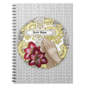 Caderno Espiral Minha Cruz Cristã Amaryllis