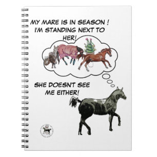 Caderno Espiral minha égua está na estação!