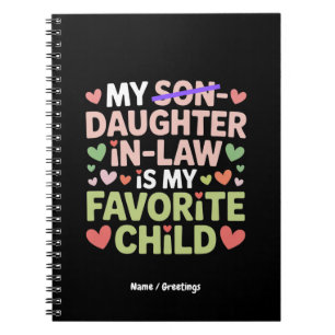 Caderno Espiral Minha Filha É Minha Filha Favorita