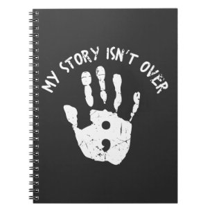 Caderno Espiral Minha história ainda não acabou. Sensibilizaçã