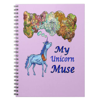 Caderno Espiral Minha Mãe do Unicórnio