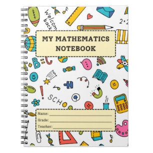 Caderno Espiral Minha matemática