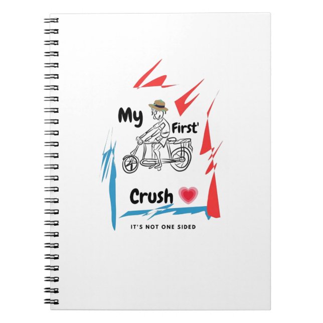 Caderno Espiral Minha primeira Esmagadora (Frente)