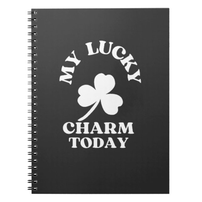 CADERNO ESPIRAL MINHA SORTE CHARME HOJE, DIA DA RUA-PATRICK (Frente)