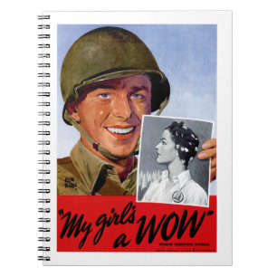 Caderno Espiral Minhas meninas um wow