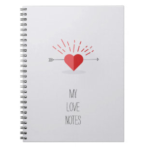Caderno Espiral Minhas Notas de Amor