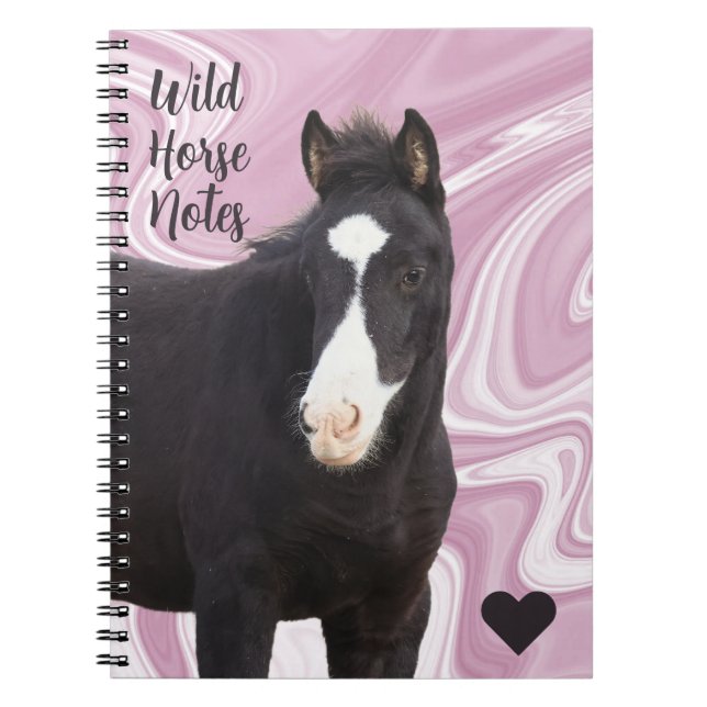 Caderno Espiral Minhas Notas de Cavalo Selvagem (Frente)