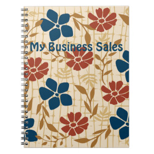 Caderno Espiral Minhas vendas de negócios: