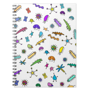 Caderno Espiral Mini Bugs e Mini Beasts