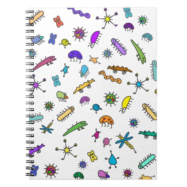 Caderno Espiral Mini Bugs e Mini Beasts (Frente)
