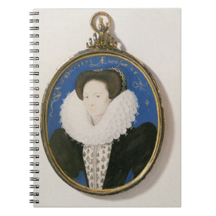 Caderno Espiral Miniatura de Arabella Stuart, duquesa de Lennox, 1
