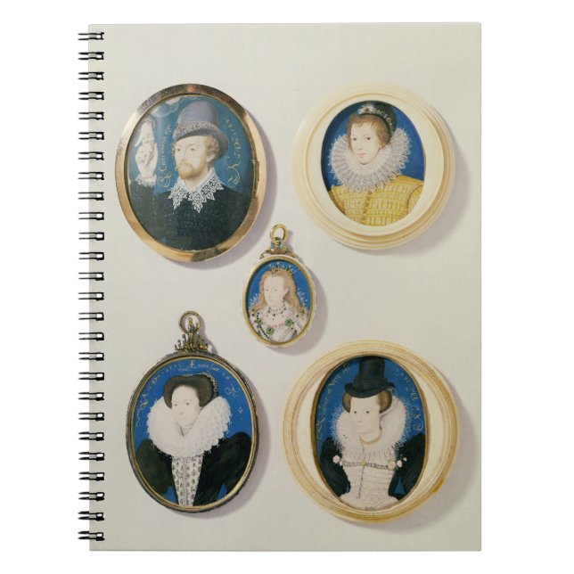 Caderno Espiral Miniaturas, L a R, T a B: Homem com uma mão f (Frente)