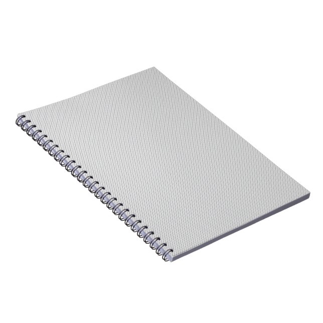 Caderno Espiral Minimal Grey Polka Dot Pattern  (Lado Direito)