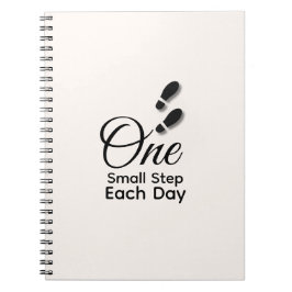 Caderno Espiral Minimal Motivational Notebook – Quote Journal