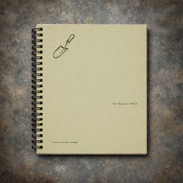 Caderno Espiral Minimalist Botanical Garden Reader Gift