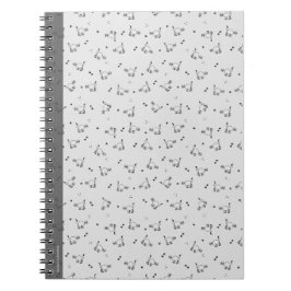 Caderno Espiral Minimalist Cat Line Art Notebook