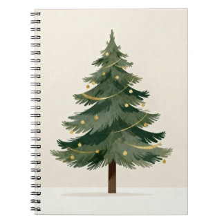 Caderno Espiral Minimalist Holiday Pine Notebook