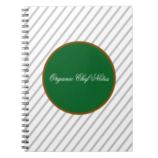 Caderno Espiral Minimalist Organic Chef Spiral Notebook