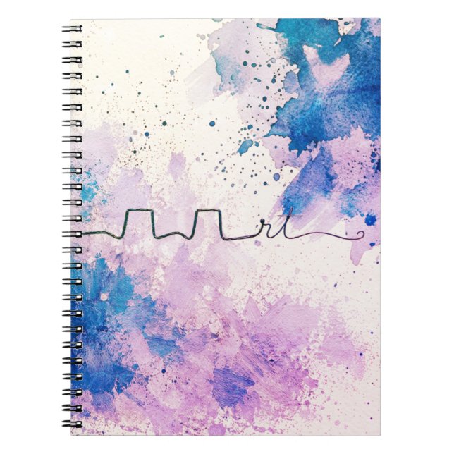 Caderno Espiral Minimalist RT Design | Inhalotherapy Inspired (Frente)