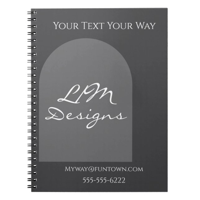 Caderno Espiral Minimalista Esbelto (Frente)