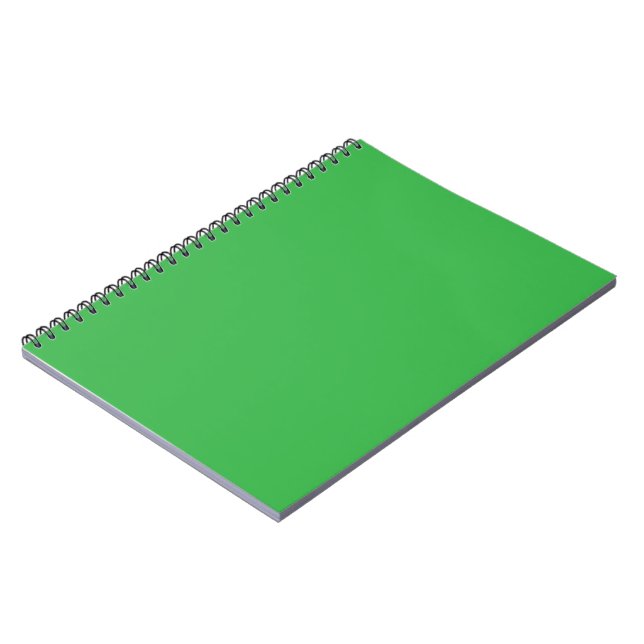 Caderno Espiral Minimalista Verde (Left Side)