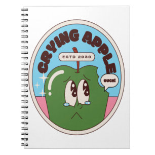 Caderno Espiral Mínimo de Pad de Mouse Inspirado na Apple