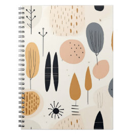 Caderno Espiral Mínimo notebook espiral estilo Boho