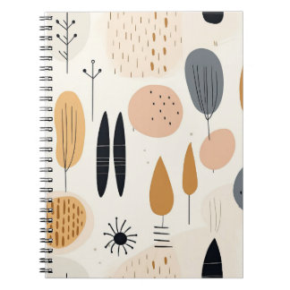 Caderno Espiral Mínimo notebook espiral estilo Boho
