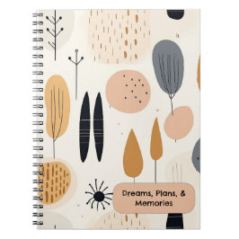 Caderno Espiral Mínimo notebook espiral estilo Boho