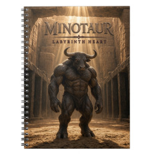 Caderno Espiral Minotauro Labirinto Coração Cinema Escuro