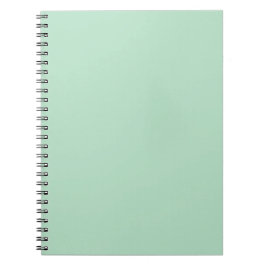 Caderno Espiral Mint Green Spiral Notebook - Elegante e Minimalist