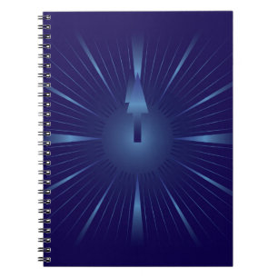 Caderno Espiral minuto de safira