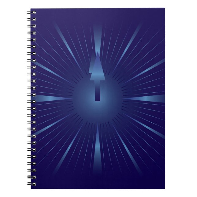 Caderno Espiral minuto de safira (Frente)