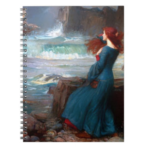 Caderno Espiral Miranda O Tempest John William Waterhouse