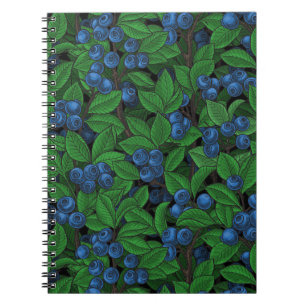 Caderno Espiral mirtilo