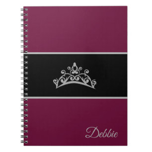 Caderno Espiral Miss USA Notebook Pageant Silver Crown