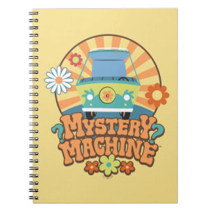 Caderno Espiral Mistério Máquina Van Floral Gráfico