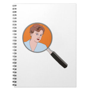 Caderno Espiral Mistérios de Assassinatos Detetive e Escritor