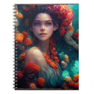 Caderno Espiral Mistérios Mágicos da Sereia