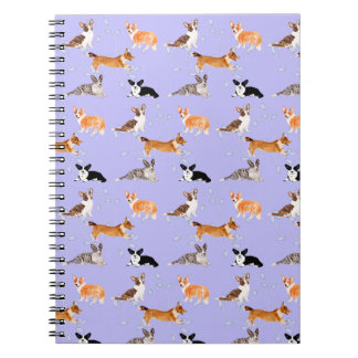 Caderno Espiral Mistura de córgi