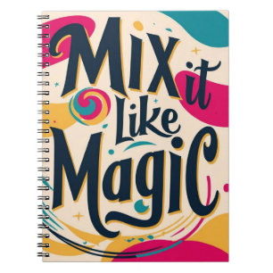 Caderno Espiral Misture como Magia opção 3