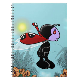 Caderno Espiral Mizz Ladybug