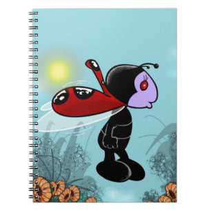 Caderno Espiral Mizz Ladybug